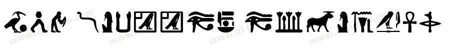 LHF Spurred Egyptian字体转换